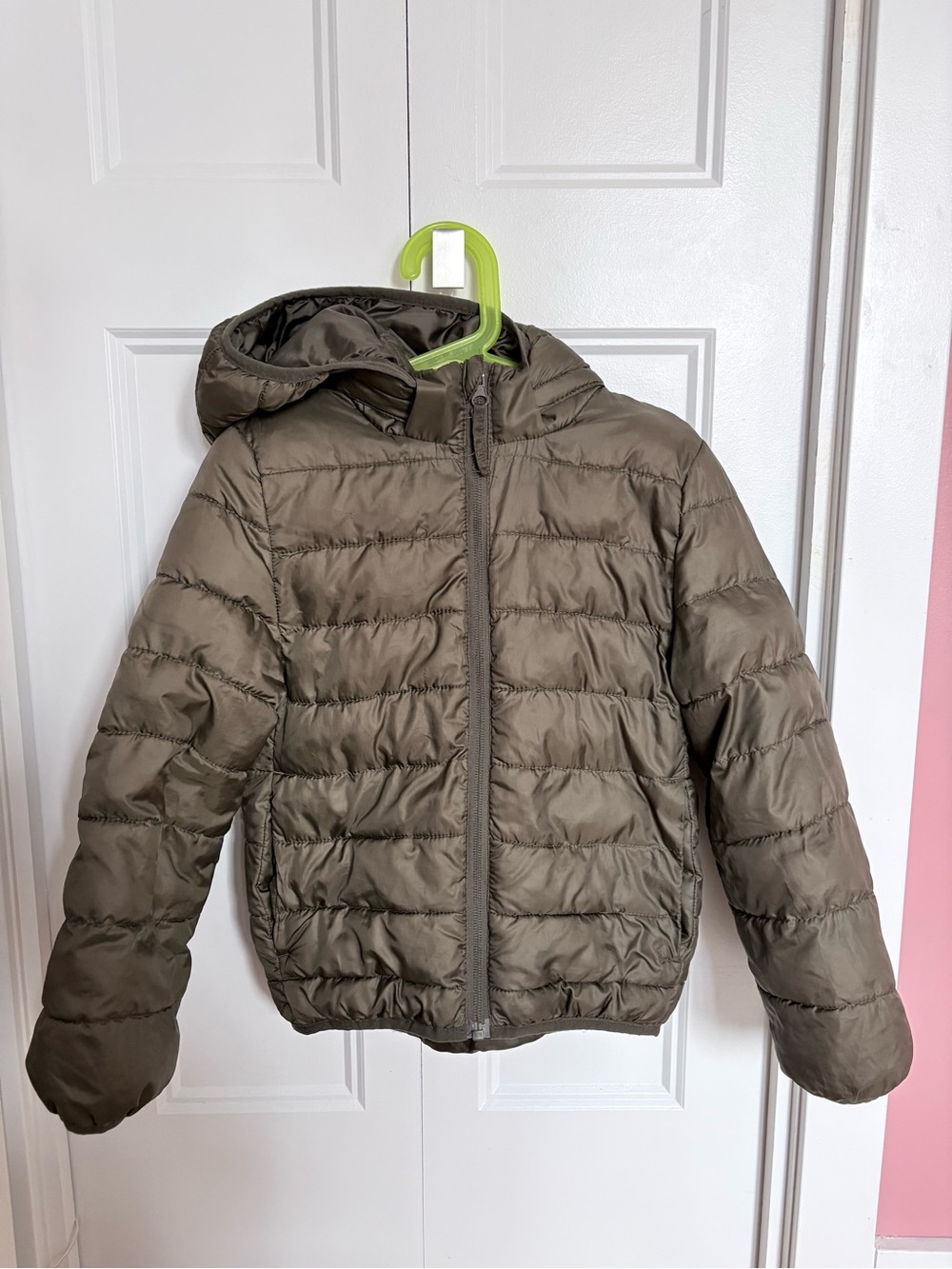 H&M Kids (6-8) Quilted Puffer Jacket - Kaki